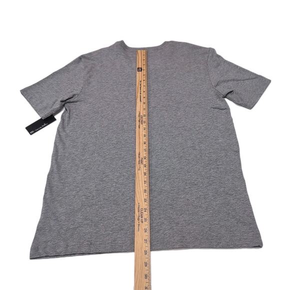 Travis Mathew Star Bright T-Shirt Mens M Heather Gray Pima Cotton Flag NEW NWT - Picture 10 of 11